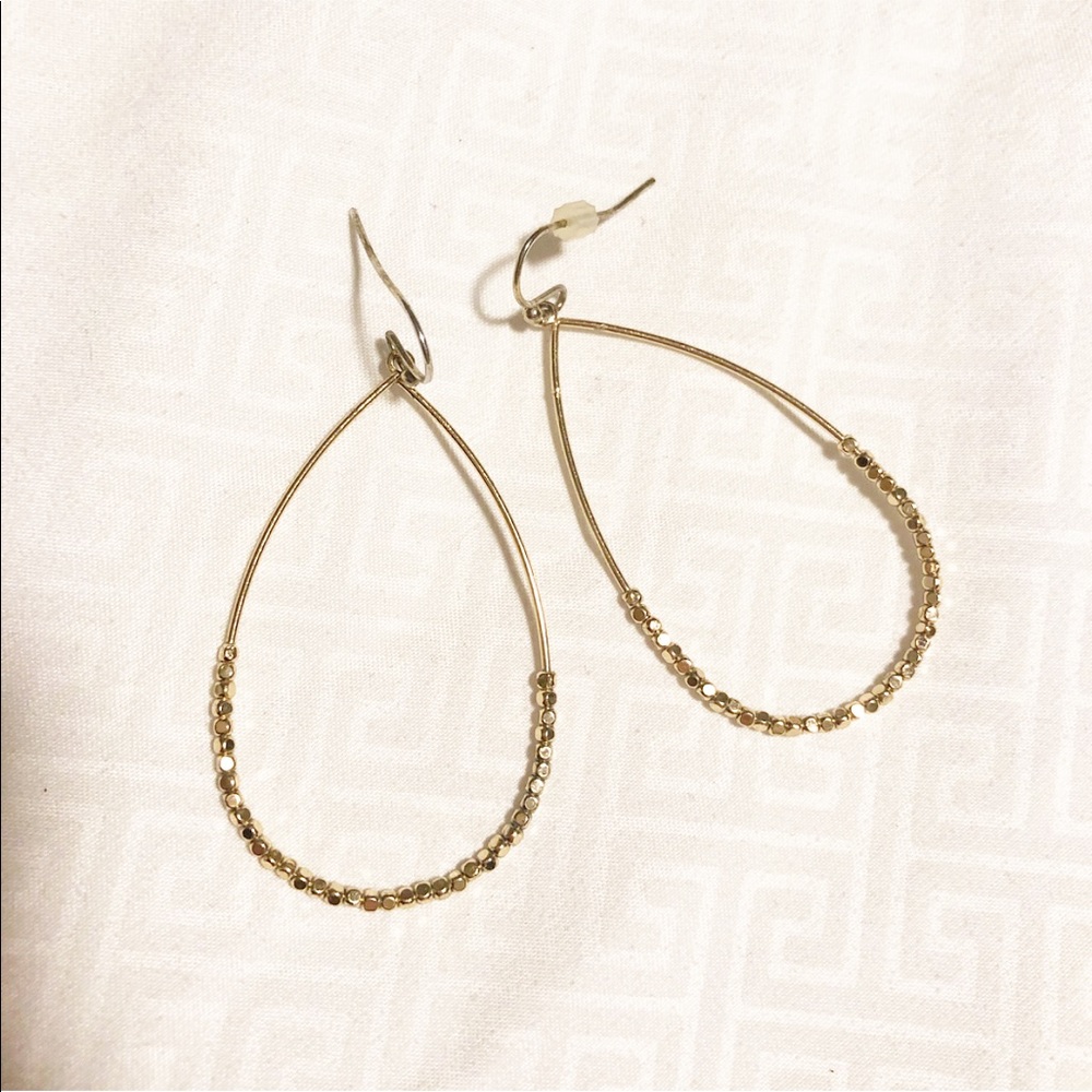 Madewell Gold Loop Earrings